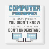 Programmierer-Informatiker Geschenk-IXe3i Magnet (Vorne)