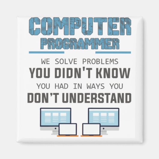 Programmierer-Informatiker Geschenk-IXe3i Magnet (Vorne)