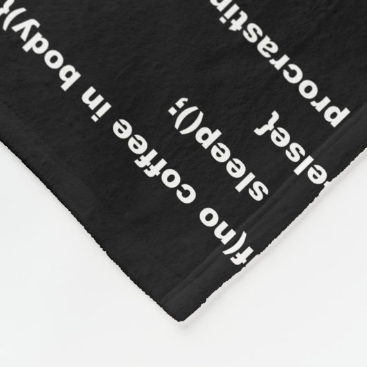 Programmierer Java Javascript Zögern Fleecedecke (Ecke)