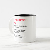 Programmierer Joke-De1gB Zweifarbige Tasse (Vorderseite Links)