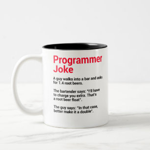 Programmierer Joke-De1gB Zweifarbige Tasse