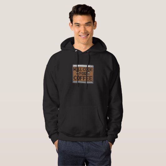 Programmierer Kaffee Software Programmierer Progra Hoodie (Vorne ganz)