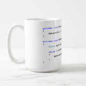 Programmierer-Kaffee-Tasse C scharfe Kaffeetasse (Links)