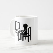Programmierer Kaffeetasse (Vorderseite Links)