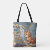 Programmierer Katzen Humor Code, Katzen, Kaffee –  Tasche (Rückseite)