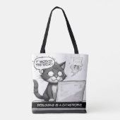 Programmierer-Katzen-Humor-Debugging-ist-eine-Kata Tasche (Rückseite)