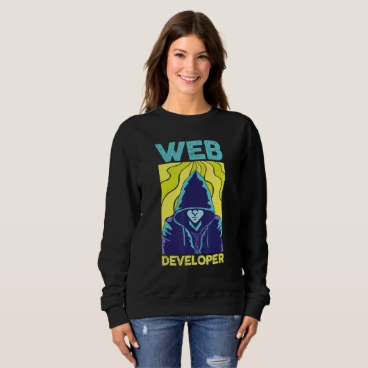 Programmierer Kodierung Programmiersprache Webentw Sweatshirt (Vorne ganz)