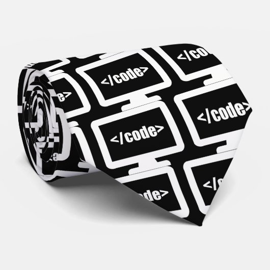Programmierer Krawatte (Gerollt)