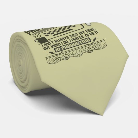 Programmierer Krawatte (Gerollt)