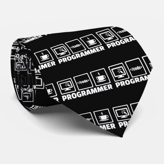 Programmierer Krawatte (Gerollt)