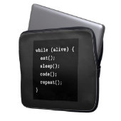 Programmierer-Lebenszyklus-Schleife (While-Schleif Laptopschutzhülle (Vorderseite Links)