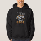 Programmierer machen Kaffee in Code Hoodie (Vorderseite)