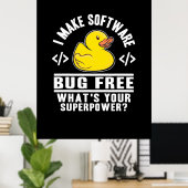 Programmierer machen Software-Fehler kostenlos Poster (Heimbüro)