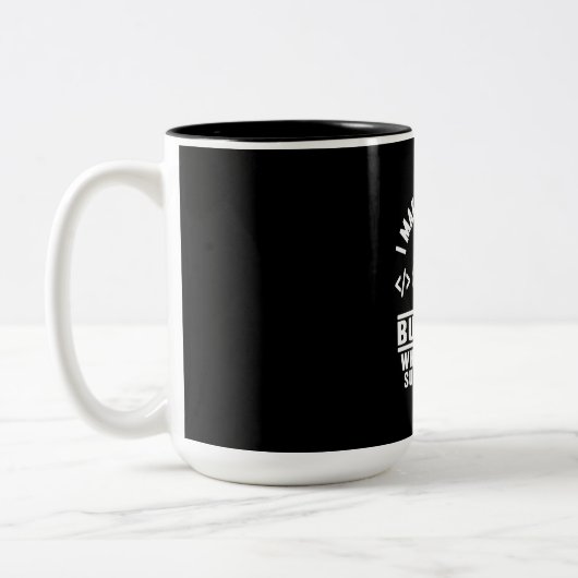 Programmierer machen Software-Fehler kostenlos Zweifarbige Tasse (Links)