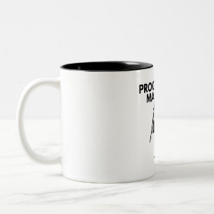 Programmierer Magician für Softwareentwickler Zweifarbige Tasse