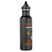 Programmierer-Nerd C für Entwickler-Software Edelstahlflasche (Links)