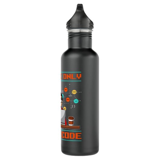 Programmierer-Nerd C für Entwickler-Software Edelstahlflasche (Rechts)