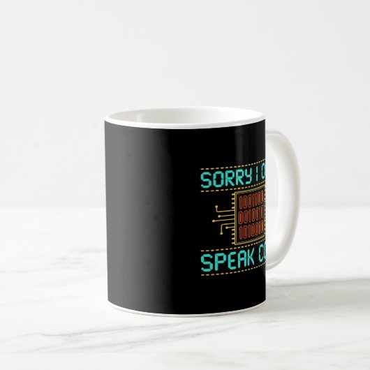 Programmierer-Nerd C für Entwickler-Software Kaffeetasse (VorderseiteRechts)