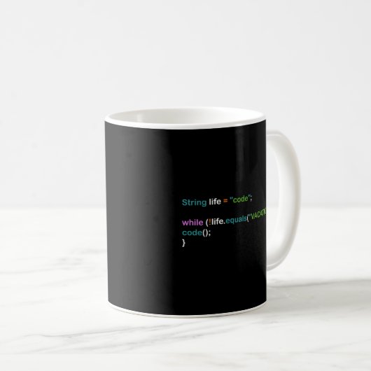 Programmierer Nerd Computerwissenschaftsprogrammie Kaffeetasse (VorderseiteRechts)