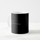 Programmierer Nerd Computerwissenschaftsprogrammie Kaffeetasse (Vorderseite Links)