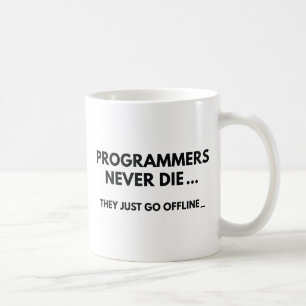 Programmierer nie Die Kaffeetasse