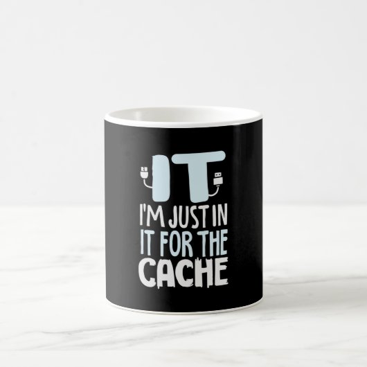Programmierer nur in IT für den Cache Kaffeetasse (Mittel)