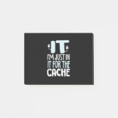 Programmierer nur in IT für den Cache Post-it Klebezettel (Vorderseite)