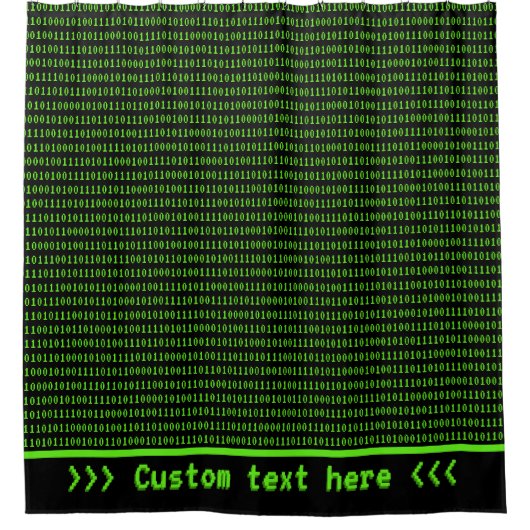 Programmierer oder Gamer Theme Black & Green - Jed Duschvorhang (Vorderseite)