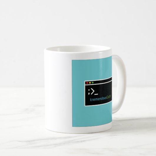 Programmierer-oder Kodierer-Kaffee-Tasse bezogen Kaffeetasse (VorderseiteRechts)