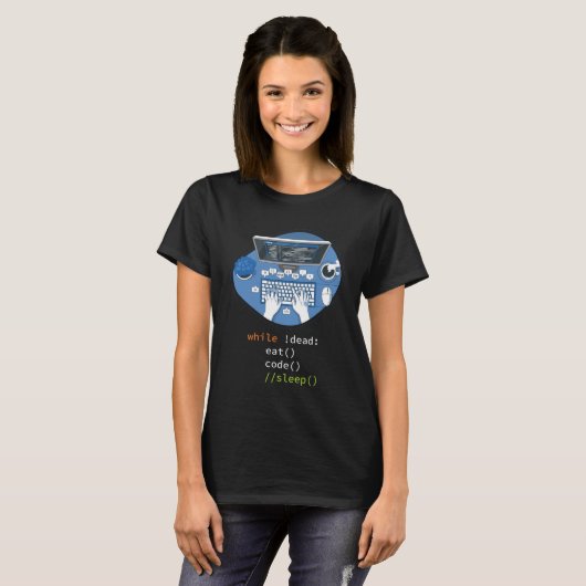 Programmierer PC-Programmierer T-Shirt (Vorne ganz)