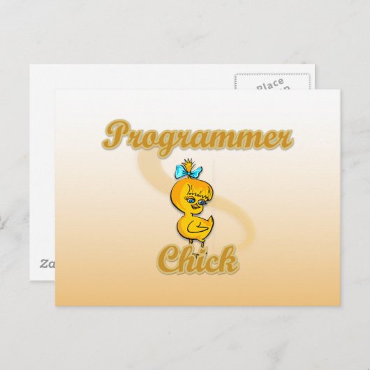 Programmierer Postkarte (Vorne/Hinten)