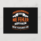 Programmierer Postkarte (Vorderseite)