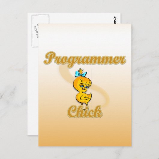 Programmierer Postkarte (Vorne/Hinten)