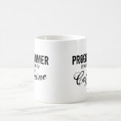 Programmierer-Power durch Koffeinkaffee-Tasse Kaffeetasse (Mittel)
