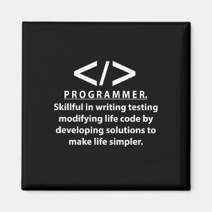 Programmierer-Programmier Magnet