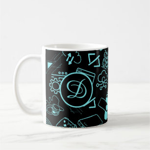 Programmierer programmieren Technologie blau Kaffeetasse