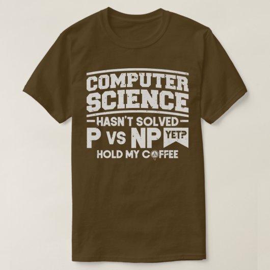 Programmierer-Programmierung der Computerwissensch T-Shirt (Design vorne)