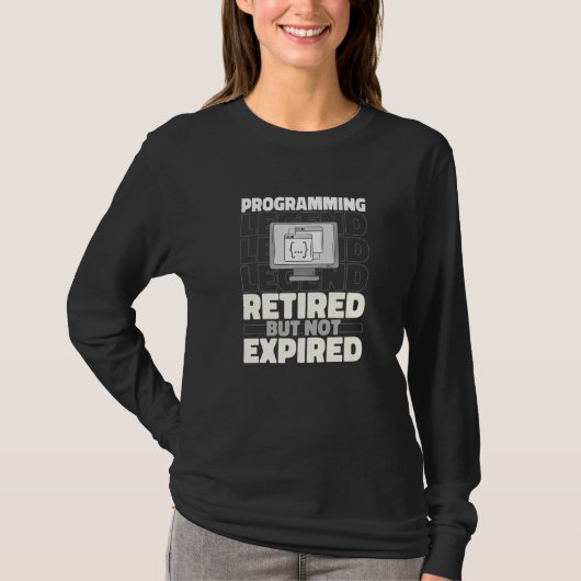 Programmierer Ruhestand Coding Entwickler Software T-Shirt (Vorderseite)