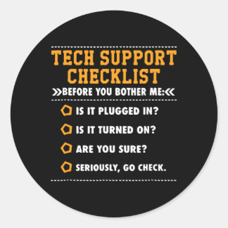 Programmierer Runder Aufkleber