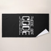 Programmierer schreiben Code ohne Fehler Badehandtuch (Badehandtuch)