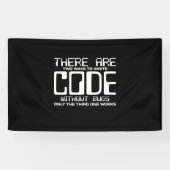 Programmierer schreiben Code ohne Fehler Banner (Horizontal)