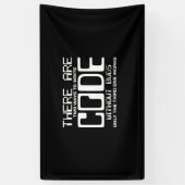 Programmierer schreiben Code ohne Fehler Banner (Vertikal)