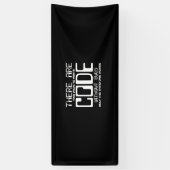 Programmierer schreiben Code ohne Fehler Banner (Vertikal)