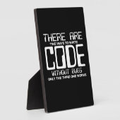 Programmierer schreiben Code ohne Fehler Fotoplatte (Seite)