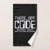 Programmierer schreiben Code ohne Fehler Handtuch (Handtuch)