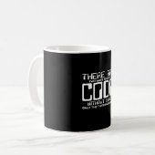 Programmierer schreiben Code ohne Fehler Kaffeetasse (Vorderseite Links)