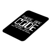 Programmierer schreiben Code ohne Fehler Magnet (Linke Seite)