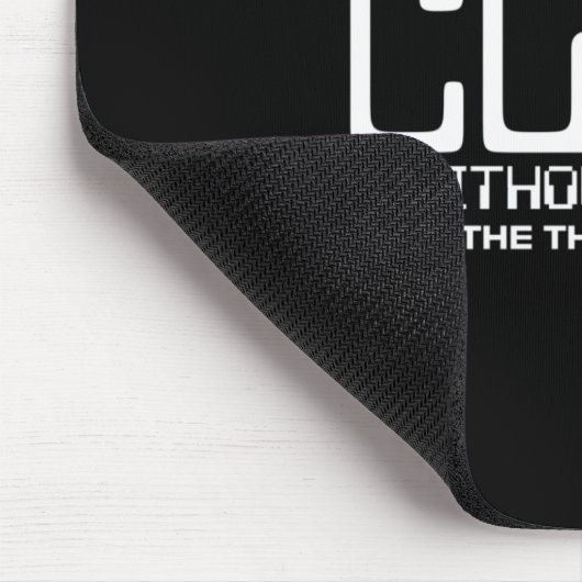 Programmierer schreiben Code ohne Fehler Mousepad (Ecke)