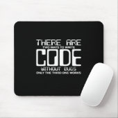 Programmierer schreiben Code ohne Fehler Mousepad (Mit Mouse)