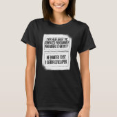 Programmierer Señor Entwickler Software Programmie T-Shirt (Vorderseite)